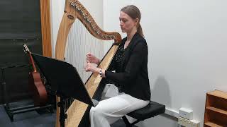 The Anvil Marcel Grandjany  Harp AMEB Preliminary Grade [upl. by Aivata]