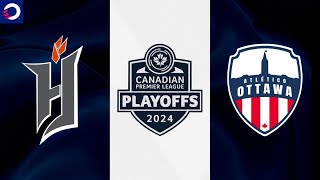 HIGHLIGHTS Forge FC vs Atlético Ottawa  2024 CanPL PLAYOFFS  Presented by tonybet [upl. by Anaehs]