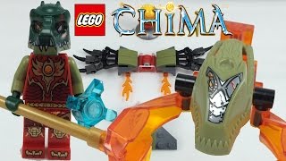 LEGO Legends of Chima Flaming Claws Speedorz Review 70150 [upl. by Cerallua]