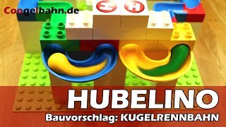 Hubelino Kugelbahn 😌 Bauvorschlag Kugelrennbahn mit KATAPULT  coogelbahnde [upl. by Mendie840]