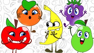 Fruit Song Hindi  फल गीत  Balgeet aur Hindi Nursery Rhymes By HooplaKidz [upl. by Hallerson]