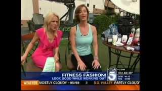 Ashley Borden on KTLA Morning News quotFitness Fashionquot [upl. by Serge]