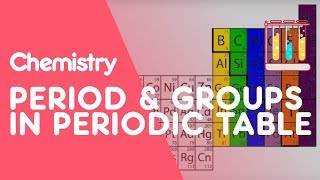 What Are Periods amp Groups In The Periodic Table  Properties of Matter  Chemistry  FuseSchool [upl. by Oflodor]