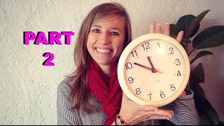 GERMAN LESSON 60 How to tell the TIME in German part 2 [upl. by Finzer]