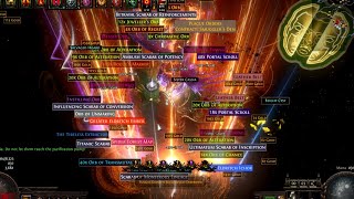 PoE CWS Chieftain  T17 Titanic 4000 Wisps Blight Bosses 5 map testing 325 [upl. by Solomon64]