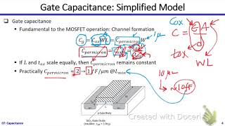 Digital ICs  Dr Hesham Omran  Lecture 07  MOSFET Capacitance [upl. by Itida]