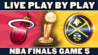 Nuggets vs Heat NBA Finals Game 5 Live Reaction [upl. by Polik446]