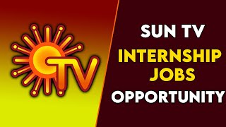 Sun Tv Job opportunity  Suntv job vacancy  Tamil Channel Jobs  Cinema Chance Headline [upl. by Neelyahs124]