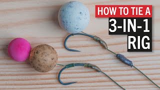 How To Tie a 3in1 Rig  Cygnet Tackle  5 for 4 [upl. by Carnay]