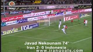 Iran v Indonesia Goals  World Cup 2014 Qualifiers [upl. by Baerl418]