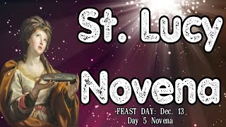 St Lucy Novena  Day 5  Patron of the BlindVisually Impaired [upl. by Brogle415]