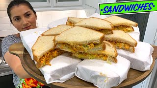 Sandwich de pollo salvadoreno 🤩👌 En 🇺🇸 USA [upl. by Slaby]