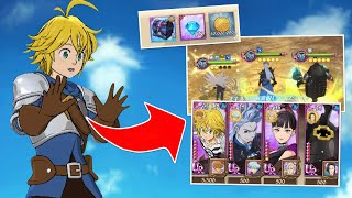 THE MOST OP TEAM YOU CAN USE TO GET THOSE 100 FREE GEMS  Seven Deadly Sins Grand Cross [upl. by Snowman]