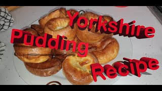 Yorkshire Pudding Recipe [upl. by Nosnah429]