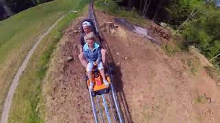 Alpine Coaster mit Insta360 X3 Kolbensattel Oberammergau Bayern [upl. by Bittner]