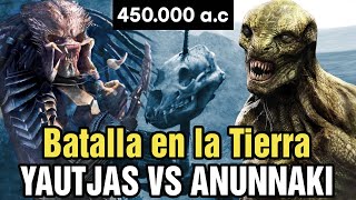 ANUNNAKIS VS DEPREDADORES 2022  La Batalla en la tierra – 450000 años ac [upl. by Elamrej381]