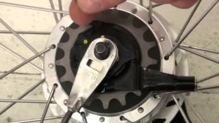 How to remove gear cassette on a Shimano Nexus 7 Nexus 8 hub gear [upl. by Atik56]