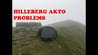 Hilleberg Akto Problems Review [upl. by Ille]