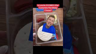 the quotMoldy Cheesequot situation with Lunchly lunchy food ksi mrbeast [upl. by Francesca]