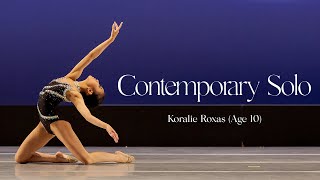 Contemporary Solo Variation quotAreaquot  Age 10  YGP Philippines [upl. by Nauaj]