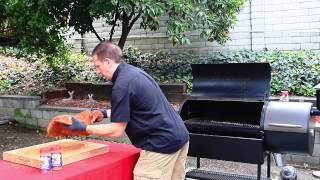 How to Smoke a Brisket  Traeger Grill [upl. by Ehtyaf299]