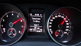 VW Golf 6 TSI 14 DSG 122bhp 0215 km acceleration [upl. by Nnyleve]