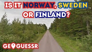 Can you pass the Norway Sweden or Finland TEST on GeoGuessr [upl. by Ilyssa]