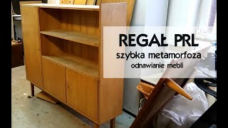 Regał PRL  szybka metamorfoza [upl. by Neille426]