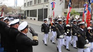 APOLINAV y Escuela de Grumetes 2018 Desfile de Honor ante Autoridades Navales [upl. by Nnyluqcaj]