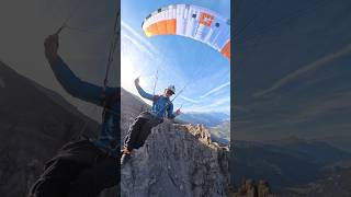 Comment bien commencer la journée  paraglidingparapentehikinglandscapemountains [upl. by Marc]