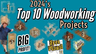 10 Projects That Sell All Year FREE PLANS makemoneywoodworking projectsthatsell woodworking [upl. by Aryan967]