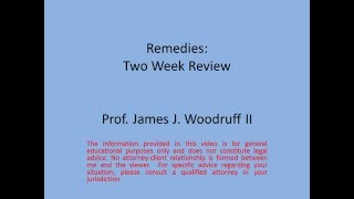 Remedies Review 1 [upl. by Nam]