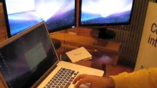 Apple MacBook Pro 17 Unibody 5 displays with ViBook [upl. by Aserret]