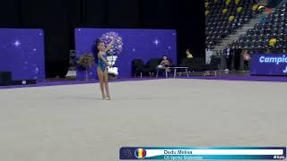 Dedu Melisa CS Sportul Studențesc Rope 🏆 CampNational de JunIV la GimRitmica2024 [upl. by Llatsyrk]