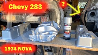 Chevy 283 Build Part 9  1974 Nova [upl. by Anawit]