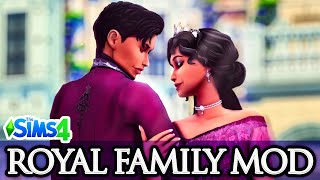 ROYAL FAMILY MOD  The Sims 4 Mod Review [upl. by Acemaj]