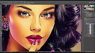 Vector Painting Photoshop Action  Photoshop Action [upl. by Anazus95]