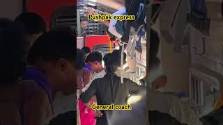 Pushpak express train journey shorts train trainjourney viralshorts [upl. by Ailegra]