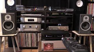 Marantz CD6004 Audiolab MDAC Anthem PVA 5 Bowers amp Wilkins DM 500 Tascam DR95 Test [upl. by Pierrette]