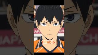 Top 10 Strongest Setter in Haikyuu shorts anime haikyuu haikyuuseason4 haikyuuedit karasuno [upl. by Woodhead]