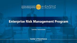 Enterprise Risk Management Training Program  Trainees Testimonial [upl. by Polk249]