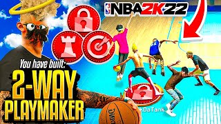 NEW REBIRTH 2WAY PLAYMAKER BUILD IS THE BEST BUILD IN NBA 2K22  BEST ISO BUILD ON NBA 2K22 [upl. by Schwing]