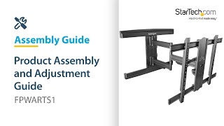 How to AssembleInstall – TV Mount FPWARTS1  StarTechcom [upl. by Teresina]