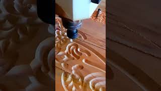 HighSpeed CNC wood carving art Design in 2024 ✅ shorts [upl. by Alema399]