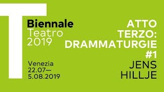 Biennale Teatro 2019  Jens Hillje 1 [upl. by Annette]