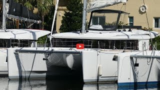 Walkthrough of the 2019 Lagoon 450 catamaran Hull 736 [upl. by Ahsikal]