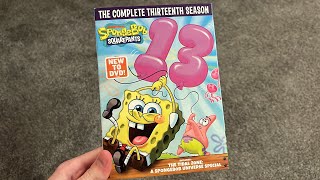 SpongeBob SquarePants The Complete 13th Season DVD Unboxing [upl. by Leelah]