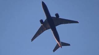 2 British Airways Boeing 777236ER planes GVIIY amp GVIIB descend over Great Hollands [upl. by Aerdnad]