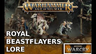 Age of Sigmar  Warcry Lore  Flesh Eater Courts The Royal Beastflayers [upl. by Kenison390]