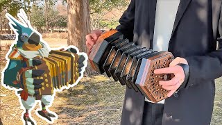 【本物の楽器】カッシーワのテーマ演奏  The Legend of Zelda  Breath of the Wild  Kasss Theme on Concertina [upl. by Enovahs]